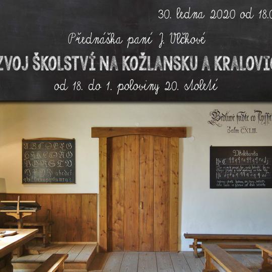 Přednáška na téma Rozvoj školství na Kožlansku a Kralovicku 1