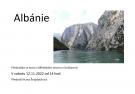 Pozvánka na přednášku o Albánii