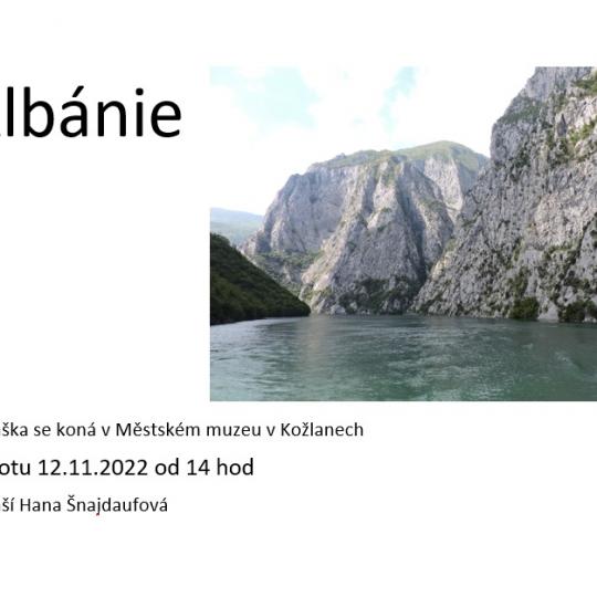 Pozvánka na přednášku o Albánii