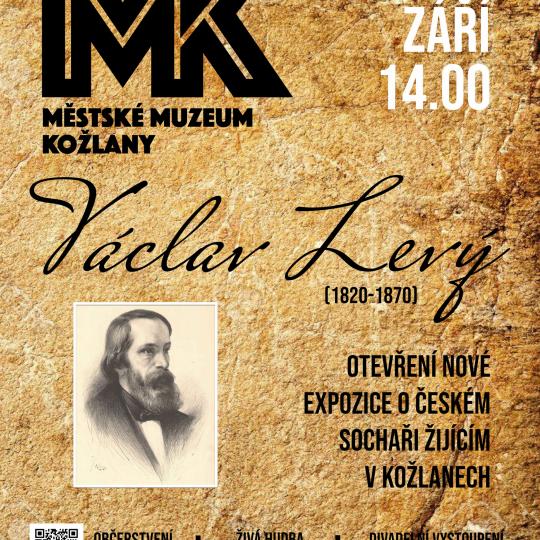 Pozvánka na otevření nové expozice o sochaři Václavu Levém 1